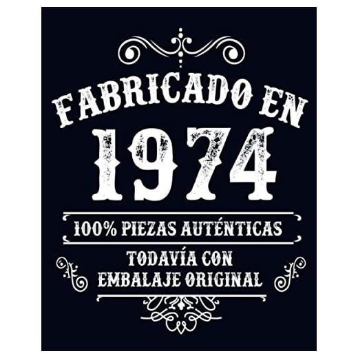 Fabricado en 1974 Todavia Con Embalaje Original: Feliz cumpleaños niña de 47 años escribiendo un diario | Cuaderno en blanco con 120 páginas / 8x10 pulgadas