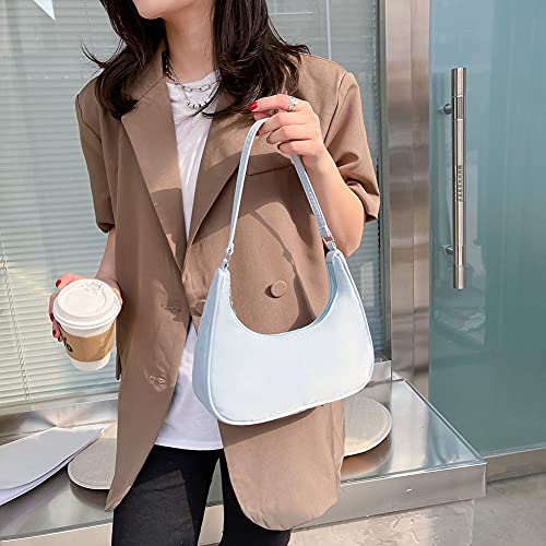 Shoulder Bags For Women, Women's Shoulder Handbags, Underarm Bag Crescent, Clutch Purse With Zipper, Retro Business Leisure #TOP1