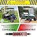 10L0L Golf Cart Shocks Absorber Front or Rear with Heavy Duty Coil Springs for EZGO Medalist TXT 1994+ Newer Gas & Electric Golf Carts, Replaces OEM# 76418-G01,70928-G01,70248-G01,70324-G01,76419-G01