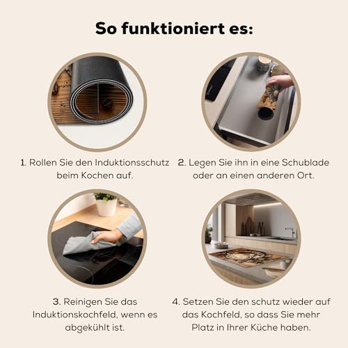 KitchenYeah© Herdabdeckplatte Einteilig Küche Herdabdeckung Induktionsfeld – Ansicht 8