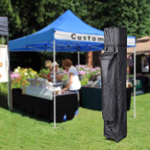 Instahibit Universal Canopy Roller Bag With Handles For 10X10 Pop Up Canopy Tent Heavy Duty Wheels 1680D Canopy Carry Bag Canopy Accessories #TOP6
