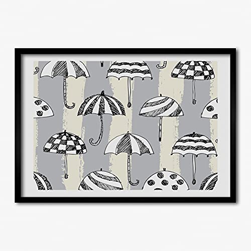Cadre en bois moderne Tulup 70x50 cm pour une peinture d'affiche haut de gamme