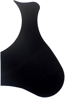 Universal Self Stick thin acoustic guitar pickguard,style-10 Black