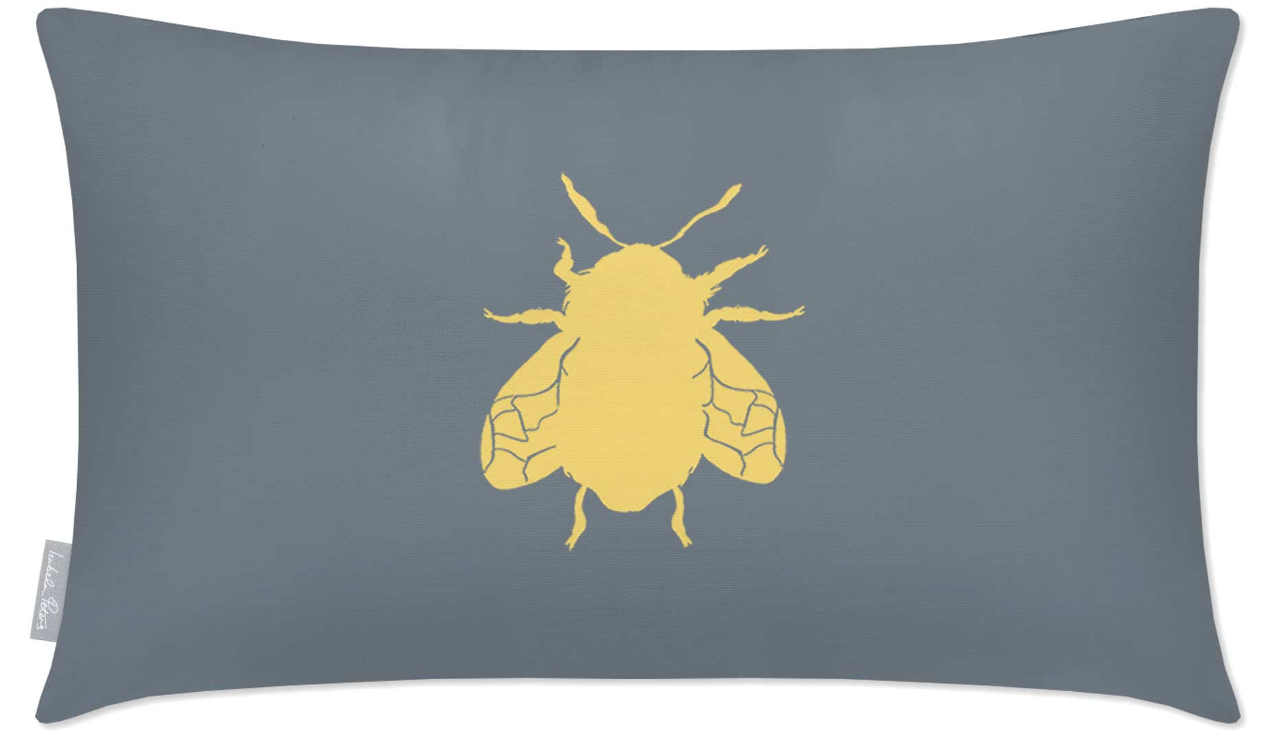 Izabela Peters Outdoor Cushions - Waterproof, 55 x 35 cm, Filled, French Grey, Garden & Chair Cushions