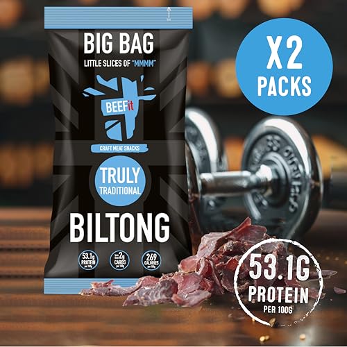 BEEFIT Snacks Biltong (Original, 500g)