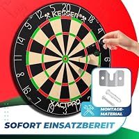KESSER Dartscheibe Sisal optional mit Schutzring - selbstheilend Set Profi – Ansicht 4