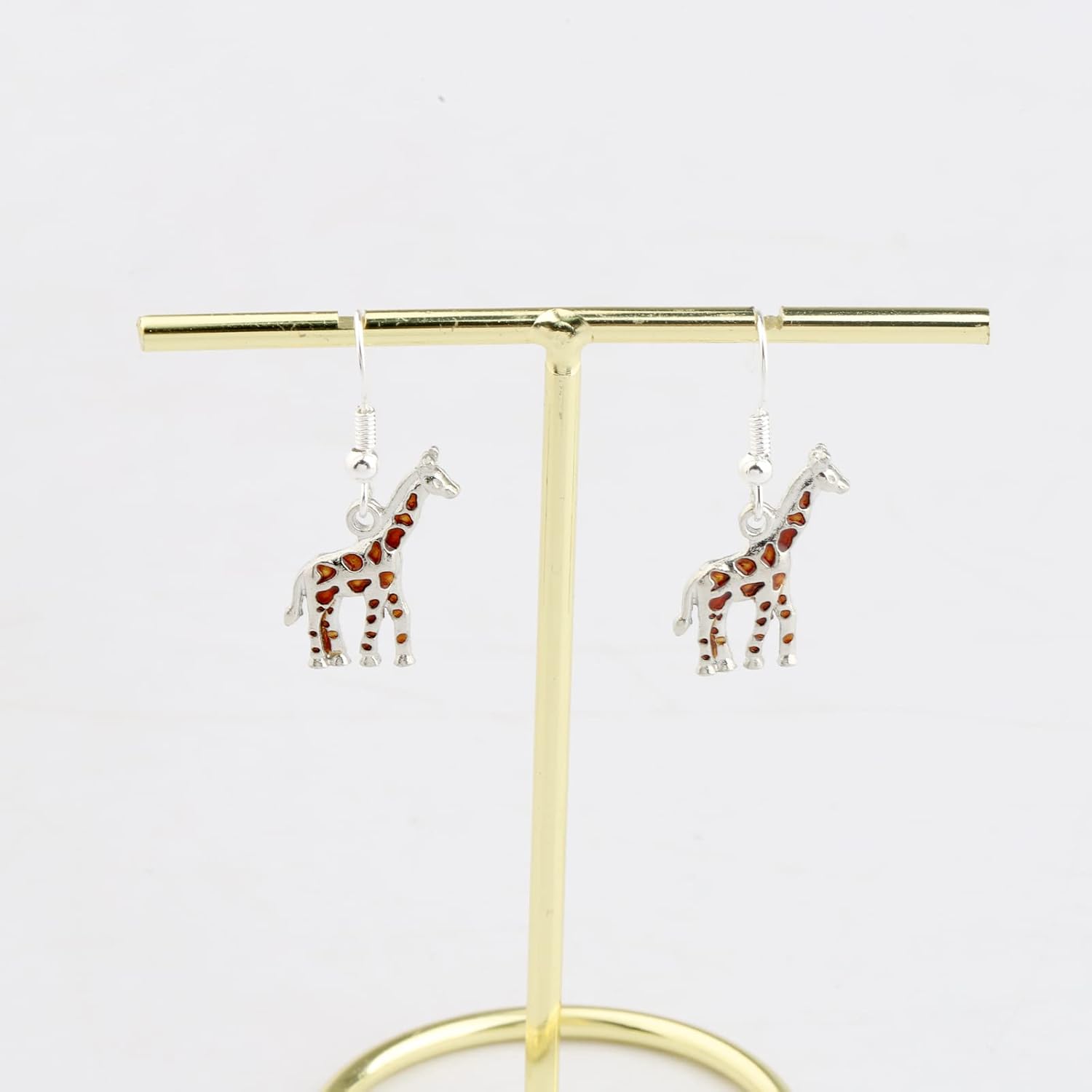 Cute Giraffe Animal Earrings - Giraffe Lover Gift - Image 5
