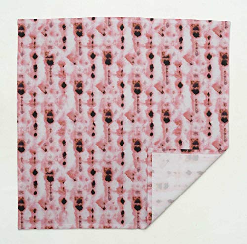 Serviettes de table en lin réutilisables S4Sassy rose tie-dye 20 x 20 pouces - 5