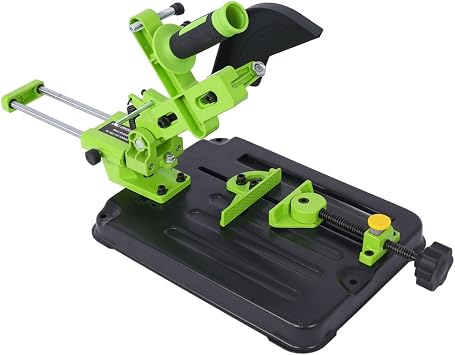 Angle Grinder Stand Universal Bracket, Adjustable 45 Degree Angle Grinder Holder, Metal Cutting Machine Stand for 100mm 115mm 125mm Angle Grinders, Bench Mount Grinder Cutting Stand