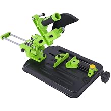 Angle Grinder Stand Universal Bracket, Adjustable 45 Degree Angle Grinder Holder, Metal Cutting Machine Stand for 100mm 115mm 125mm Angle Grinders, Bench Mount Grinder Cutting Stand