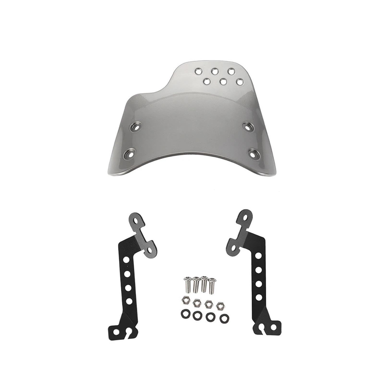 Parabrezza Anteriore for Moto Parabrezza for Zanzariera | Protezione Argento/Giallo for Universali Compatibili con Ducati Scrambler(Yellow)