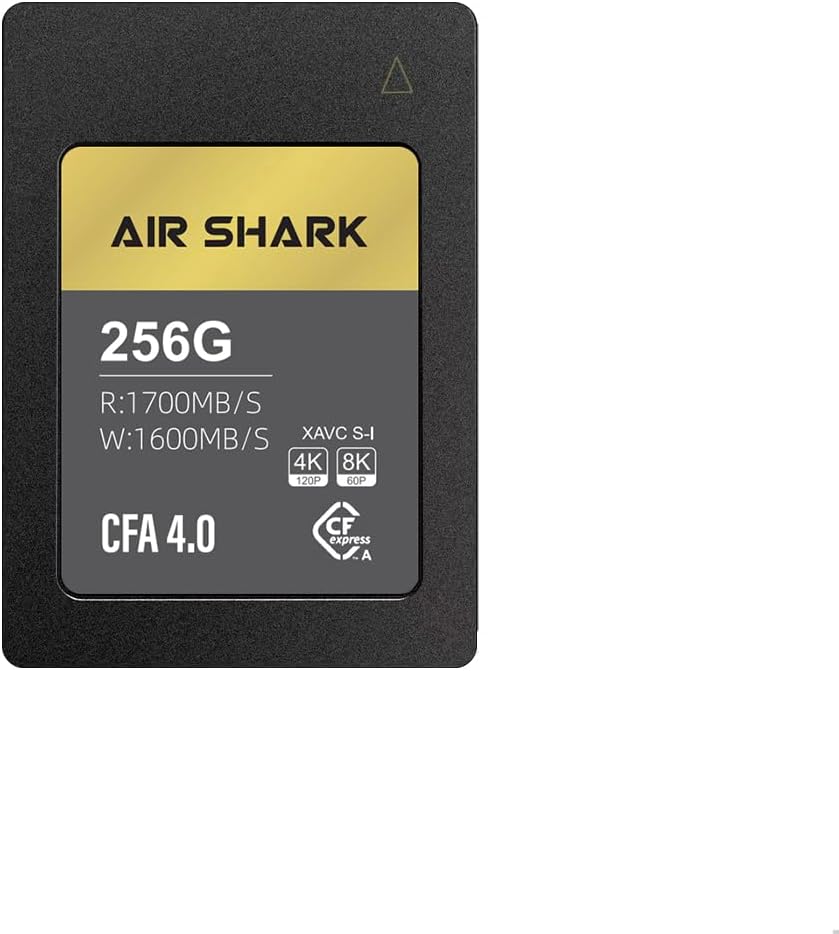 CFA 4.0 CFexpress high-Speed Memory Card, 256GB, high-Speed 1700MB/s Read 1600MB/s Write, Compatible with 4K/8K, Supports Full Format Recording