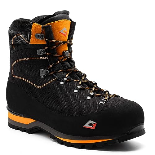 GARSPORT Herren WILD Mountain MID W3 WR S3 Safety Shoe, SCHWARZ/ORANGE, 46 EU