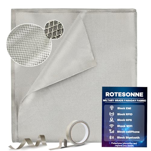 Rotesonne PBB-20240219 Amzkonig Faraday Fabric 43 Inch X 40" cover