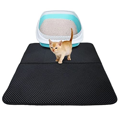 Tapete Higiênico Premium Para Caixa De Areia Gato Dupla Camada Impermeável Tamanho G Grande 75 x 55