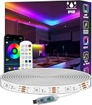 Bvokon – 3M Ws2812 RGB+IC LED Streifen, IP68 Wasserdicht, 5V USB Betr