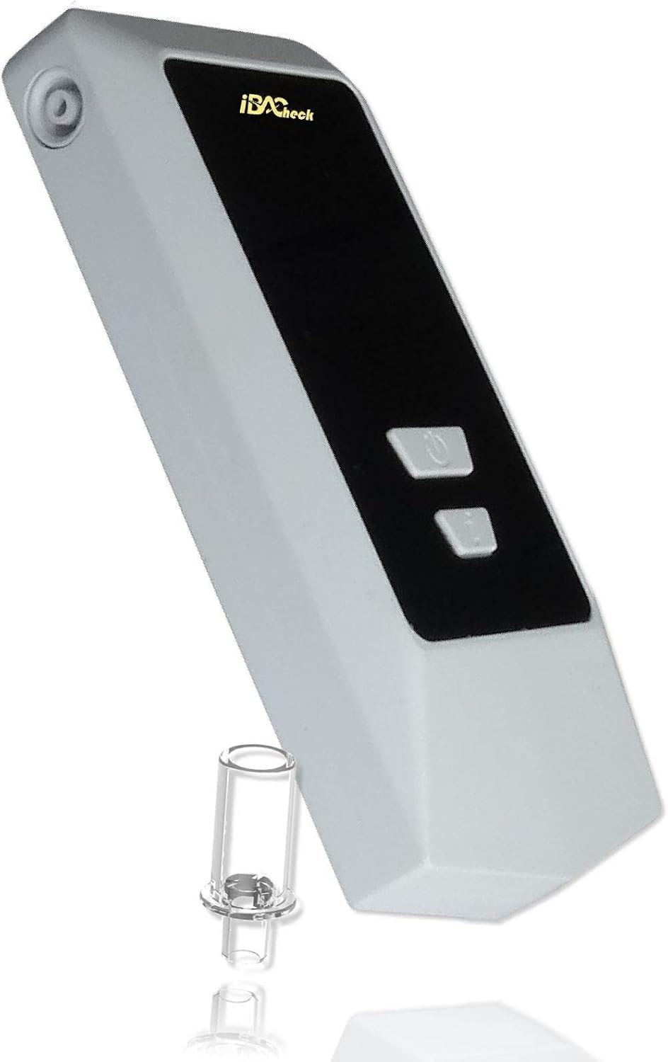 Rechargeable Breathalyzer with Auto Flow detect and Auto Cleaning Feature, 10 Memories and LED Display Visible at Night (Black 2033)