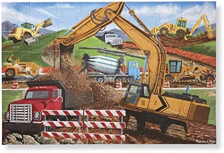 Melissa and Doug Building Site Jumbo Jigsaw Floor Puzzle (48 pieces, 60.96 x 91.44 cm long) 4 511aLJhLcYL. AC