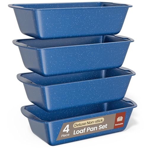Nonstick Loaf Pan Set Pack of 4, Carbon Steel 11
