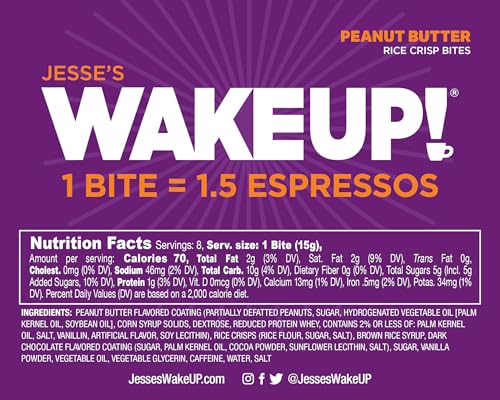 Image of WAKE UP! Caffeinated Protein Bites, Variety Pack, 6 Flavors (48 Bites)