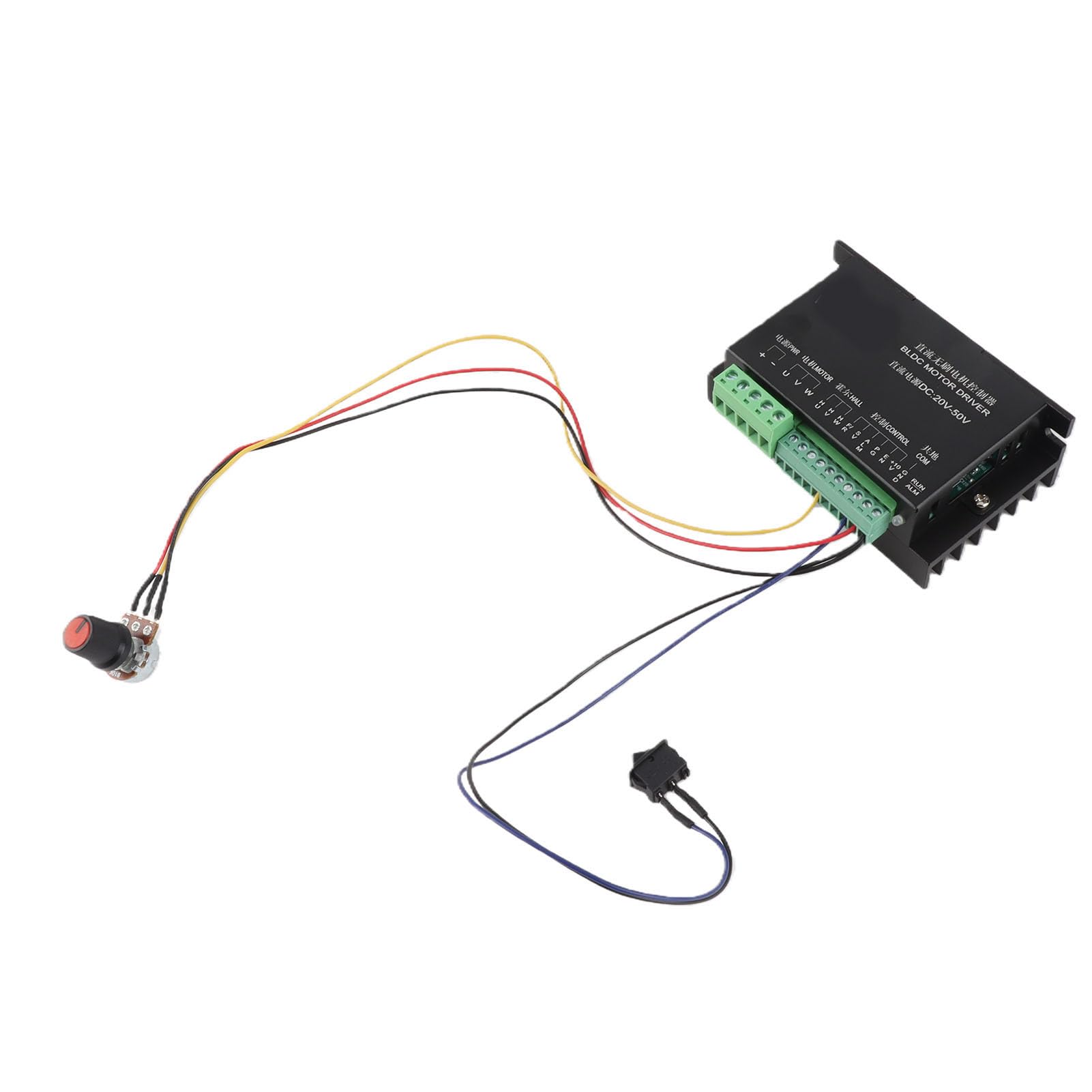 Ws55-220 Dc 48V 500W Cnc Bldc Controller Bldc Motor Brushless Mandrino Bldc Motor Driver Controller