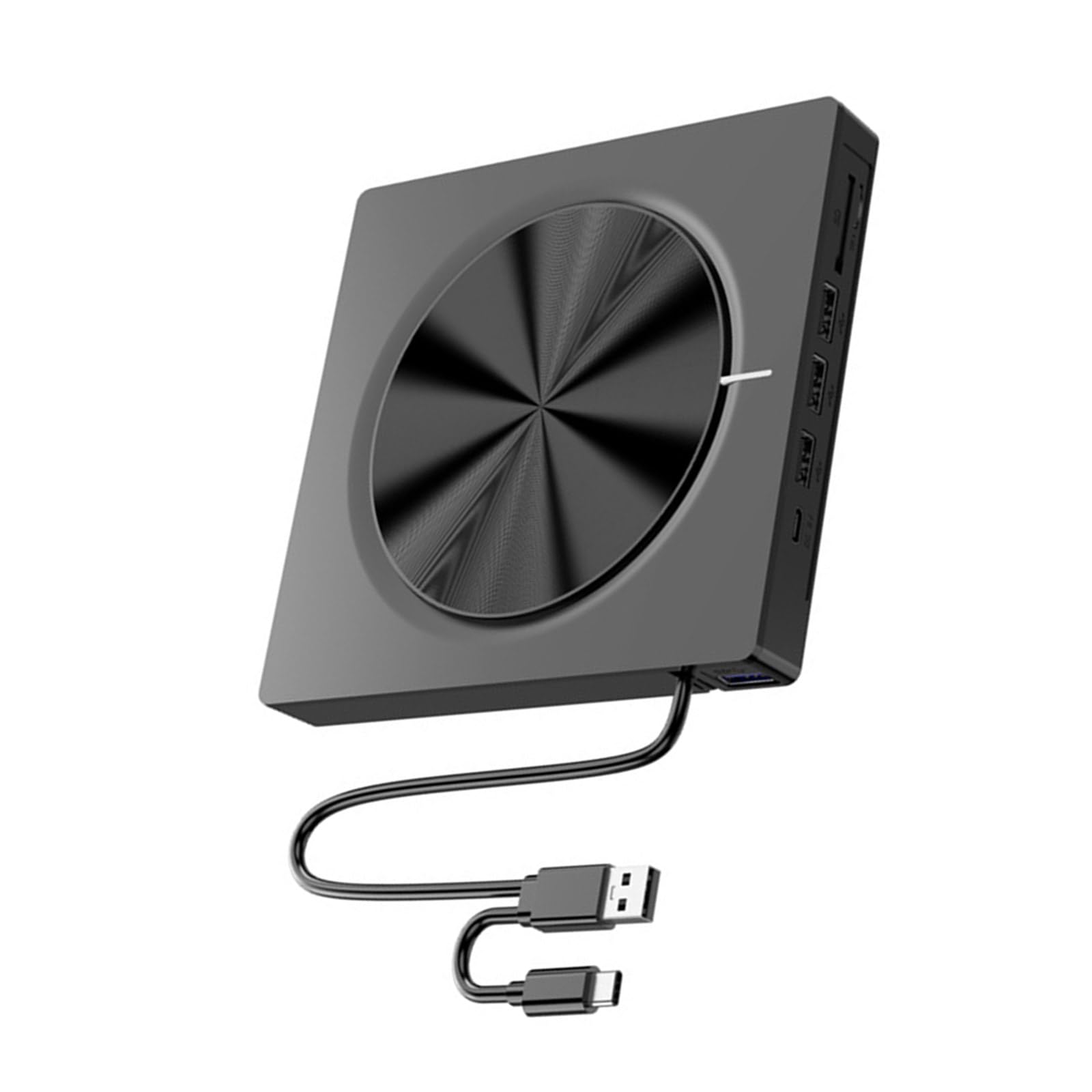 unità/CD Esterne USB 3.0 Tipo C con Lettori schede SDTF integrati e 4 unità ottiche con connessione USB Tipo C