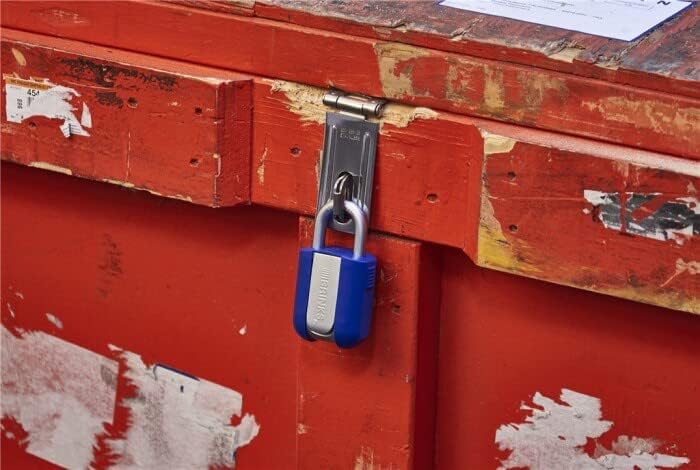 BRINKS - 50mm Weather Resistant 4-Dial Resettable Marine Combination Lock - Full Body Weather Resistant Cover with Boron Steel Shackle