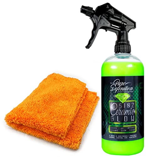 Pure Definition Si02 Ceramic Glow Car Ceramic Coating Protection Spray Vehicle Sealant (500ml)