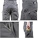 Cargo Shorts Men, Mens Tactical Shorts Below the Knee Waterproof Hiking Fishing Breathable Quick Dry Cargo Pants Multi Pockets Black Large