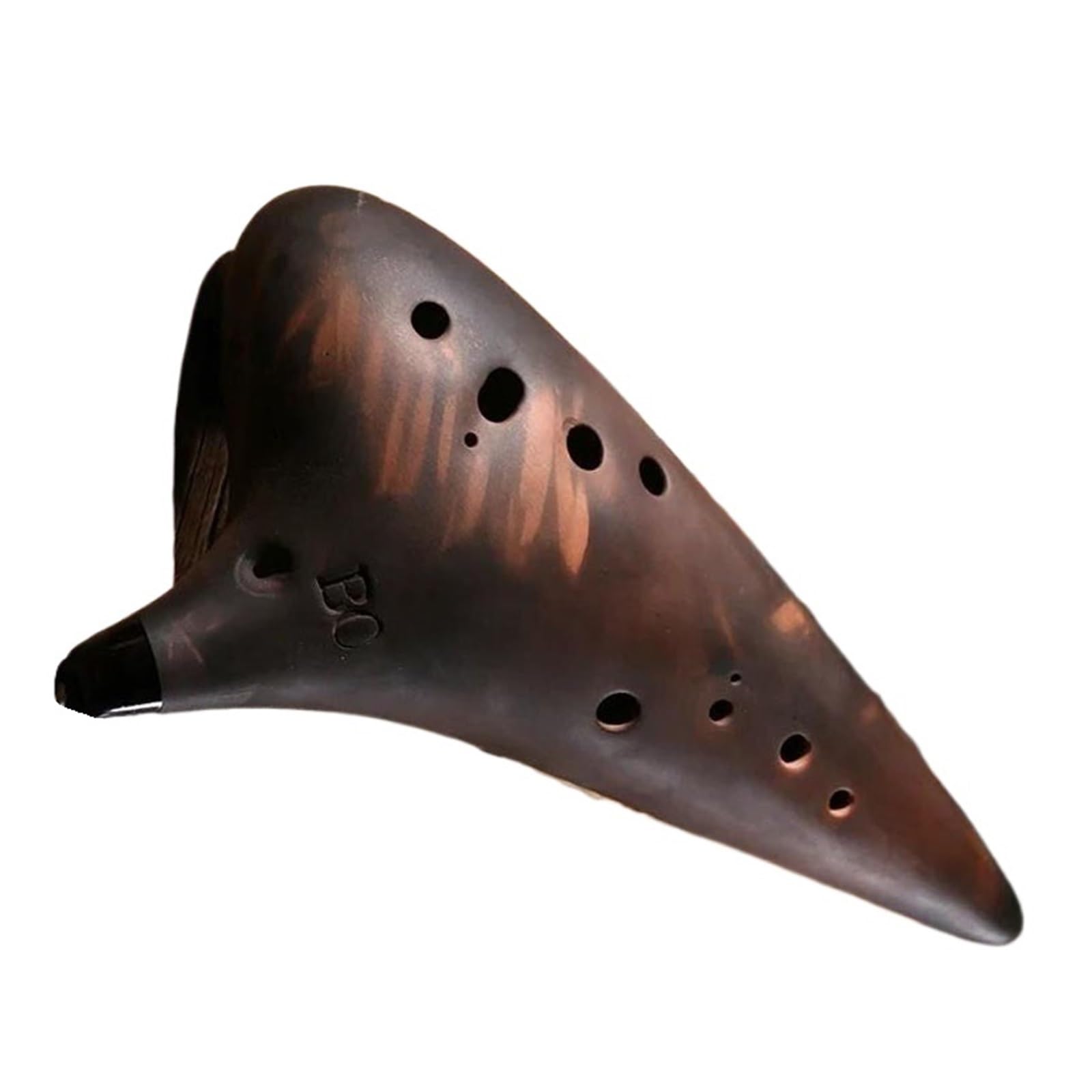 Ocarina In Ceramica A 12 Fori Strumento Musicale Professionale In Argilla Viola Per Principianti(BC)