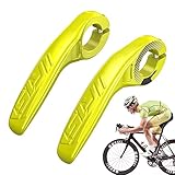 【Verbesserte Kontrolle】 Mit dem Fahrradschraubstock-Lenker können Sie Ihre Handposition nach verschiedenen Geländen und Geschwindigkeiten einstellen. Die ergonomische Form des Lenkers ermöglicht Ihnen einen festen und natürlichen Halt auf Ihrem Fahrrad. So können Sie in jeder Situation mit mehr Selbstvertrauen und Stabilität fahren.