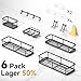 YASONIC Shower Caddy, 100% Rustproof Shower Shelves for Inside Shower, No Drilling Bathroom Organizers and Storage, 6 Pack Large Capacity Bathroom Shelves for Kitchen & Home Decor