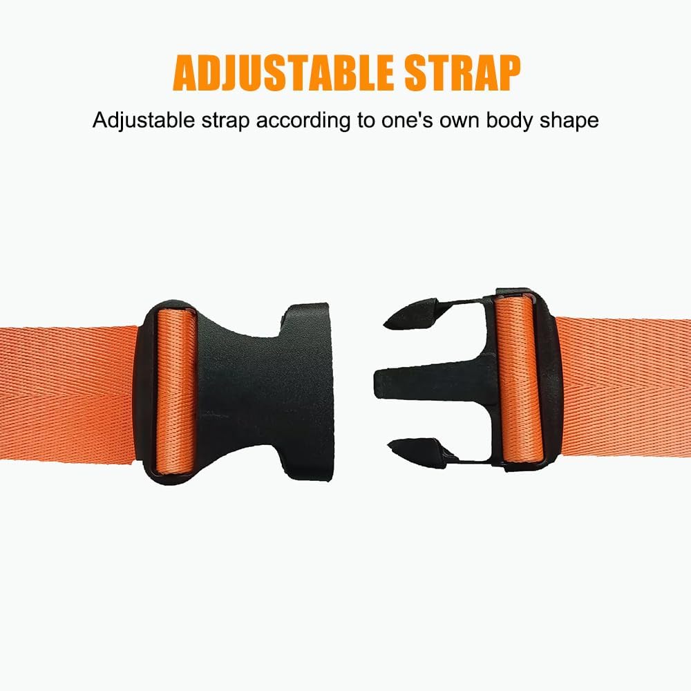 MiOYOOW Deer Pull Strap, Adjustable Deer Draw Harness Shoulder Drag Antler Widen Harness with 4M Rope for Deer and Other Large Small Animals