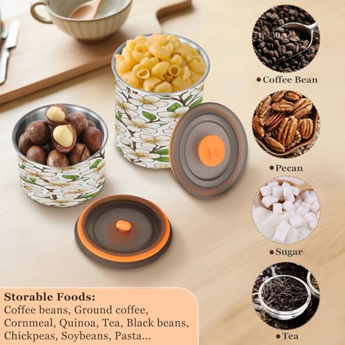 Bote de café hermético ATTX 500 ml acero inoxidable miniatura 5