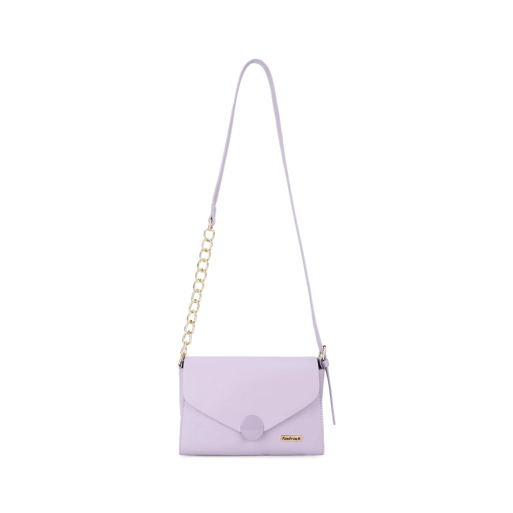 Structured Monochrome Sling Bag for Women, Girls and Ladies | with Semi-Chain Strap | Ladies Purse Handbag | Slings for Casual Carry-image-24