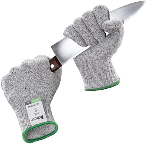 Twinzee - Schnittschutzhandschuhe Premium - 1 Paar Stufe E (EN 388) - L | Küchenhandschuhe · Schutzhandschuhe · Garten · Schneiden und Holzarbeiten · Schnittfest · 2 Stück