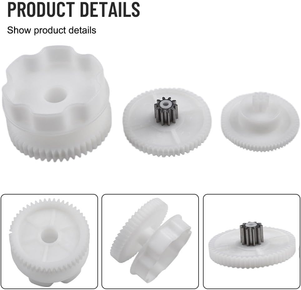 Plastic Gear Set for 550 and 390 Gearbox Children's Electric Car Ride on Toy Car Motorcycle Motor Accessories Large Medium Small Gears Replacement Parts(390 gear A set)