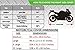 Nuzari Heavy Duty Motorcycle Cover - Waterproof Outdoor Bike Storage - Dirt Bike Covers (Black, Medium)