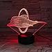 Lampka nocna LED 3D delfin, 7 kolorów, zwierzęta morskie. Prezent urodzinowy świąteczny dla fanów