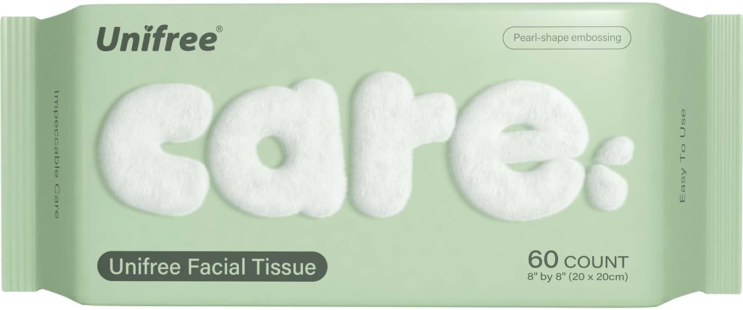 Unifree Toallitas secas, desechables, toallas faciales, paquete de 4, 240 unidades, absorbentes, reutilizables, suaves, cómodas para el cuidado de la piel