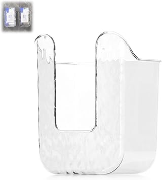 Kitchen Wipes Storage Box, Wall-Mounted Tissue Storage Box, Wall Mounted Clear Tissue Box Holder Transparent