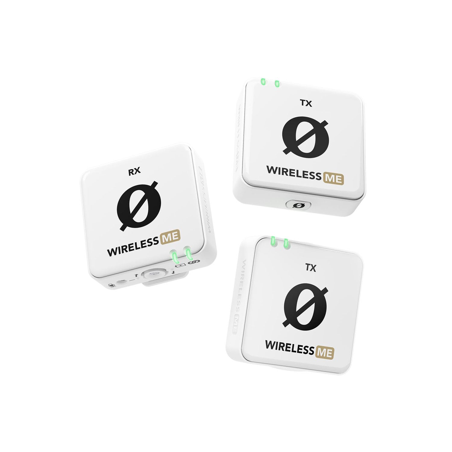 Rode Wireless ME Dual - Micrófono inalámbrico (incluye 2 micrófonos lavalier GO blancos y 2 protectores de pelo Keepdrum), color blanco
