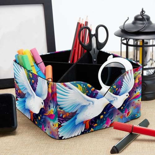 Organiseur de bureau en cuir avec solution de rangement - 8