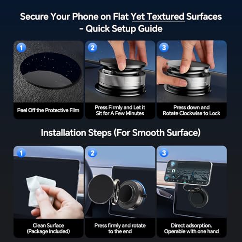 Magnetic Car Phone Mount with Strong Suction - Save $5