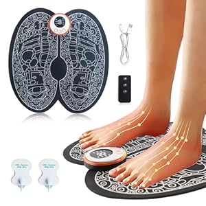 yummici Masajeador de Pies Eléctrico EMS para Maseajor de Pies EMS Foot Ma