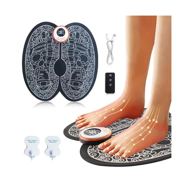 yummici Masajeador de Pies Eléctrico EMS para Maseajor de Pies EMS Foot Massager con 8 Modos y 19 Engranajesr Masaje de Piernas Portátil para Aliviar Dolor Cansadas Mejorar la Circulación Sanguínea 1 511aOCAD HL. SS600 - yummici Masajeador de Pies Eléctrico EMS para Maseajor de Pies EMS Foot Massager con 8 Modos y 19 Engranajesr Masaje de Piernas Portátil para Aliviar Dolor Cansadas Mejorar la Circulación Sanguínea