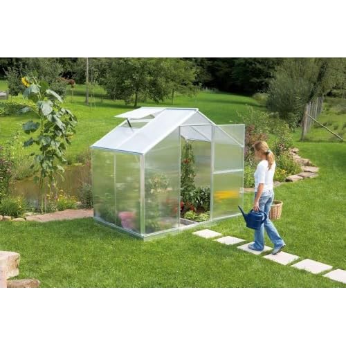 Gartentec Aluminium Gewächshaus Typ F2 - Typ F6 (Typ F2: 3,50 m²)