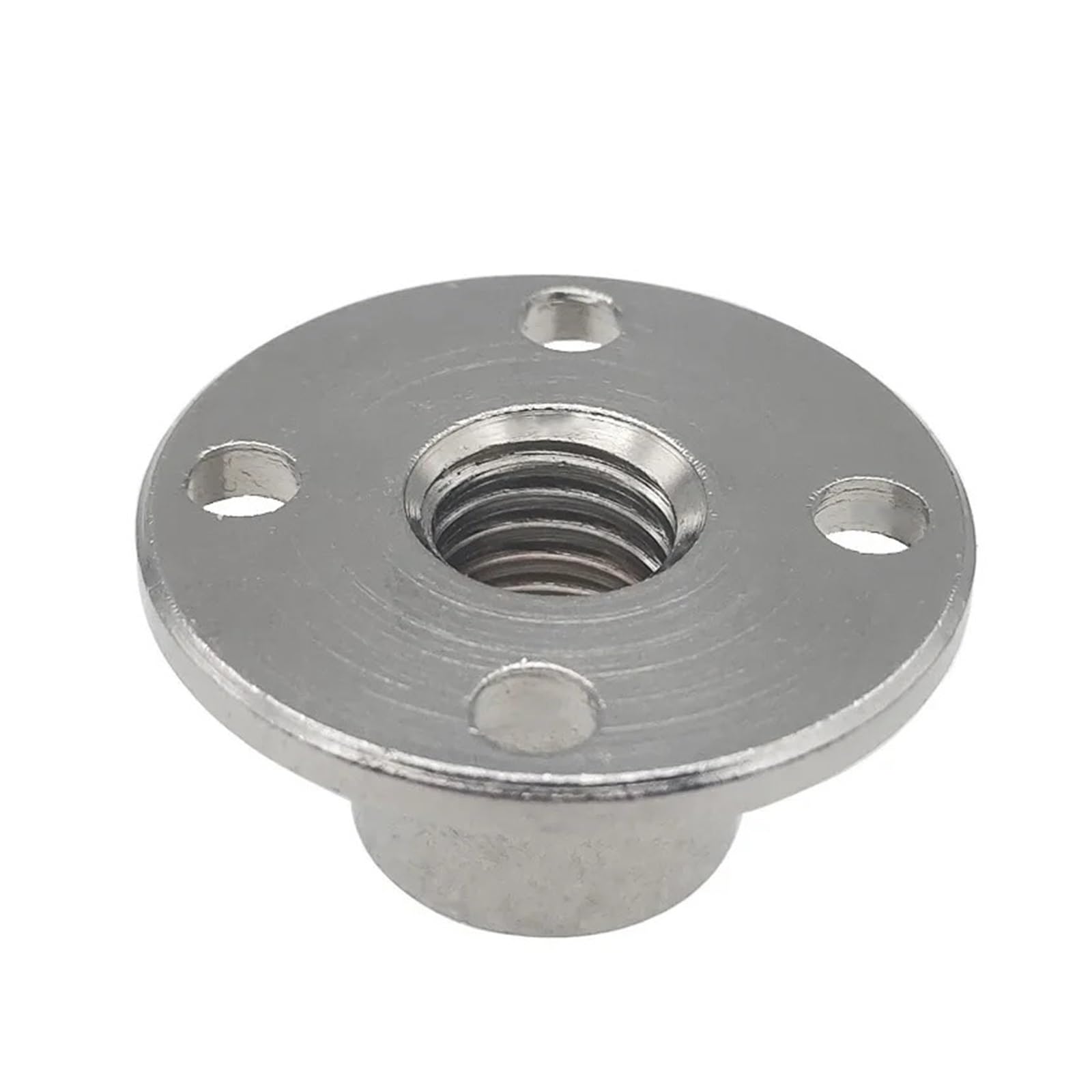 Conector de Acoplamiento de Brida rígida, M3 M4 M5 M6 M8 Tuerca de Rosca de Brida de Acero Acoplamiento de Brida rígida Soporte de Eje guía de Acoplamiento(A M5 Screw Nut)