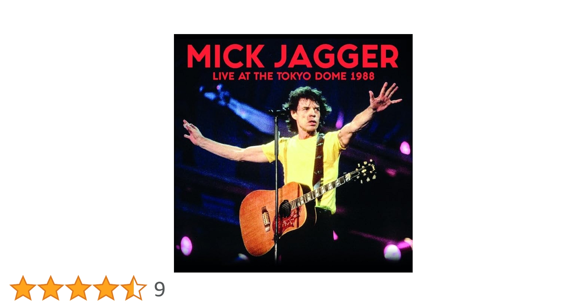 洋楽 MICK JAGGER OSAKA 1988 1ST & 2ND NIGHT MICK JAGGER - FIRST NIGHT IN JAPAN 1988 (2CDR) DRAGONFLY