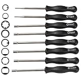 8pcs/set Herramientas de ajuste del carburador Tornillo de fijación + destornillador de tipo surtido